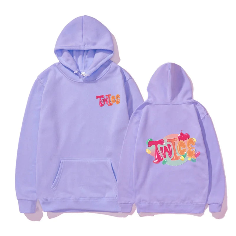 TWICE Rainbow Logo Hoodie