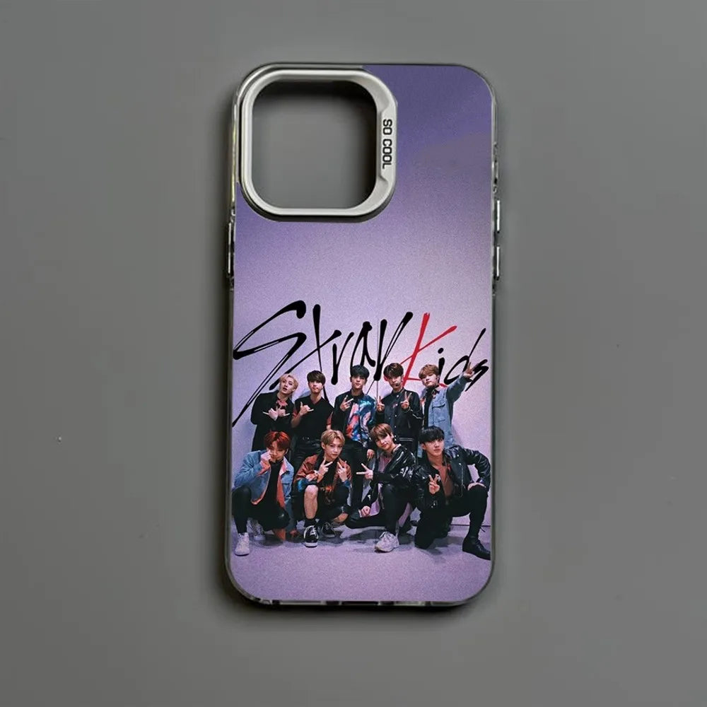 Stray Kids Aesthetic iPhone Case Kpop Boy Group Cover