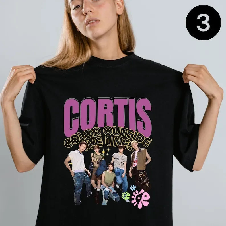 Kpop Cortis Cartoon Graphic Tee