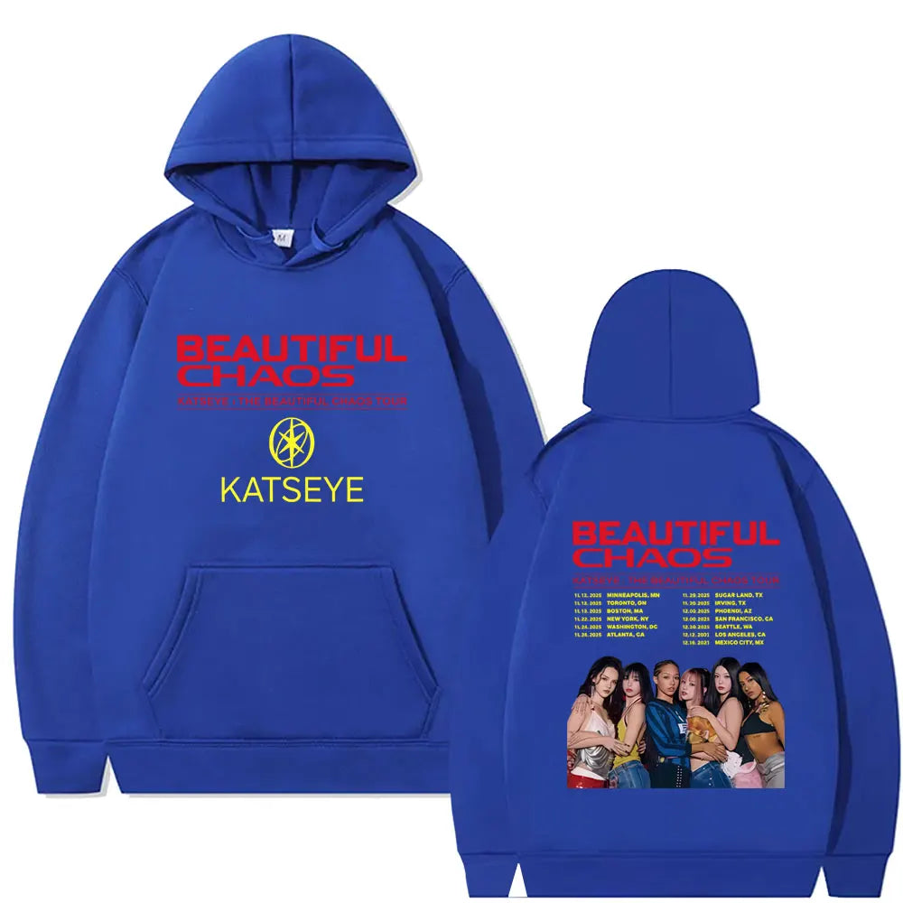 Global Girl Group Katseye Beautiful Chaos Tour 2025 Hoodie