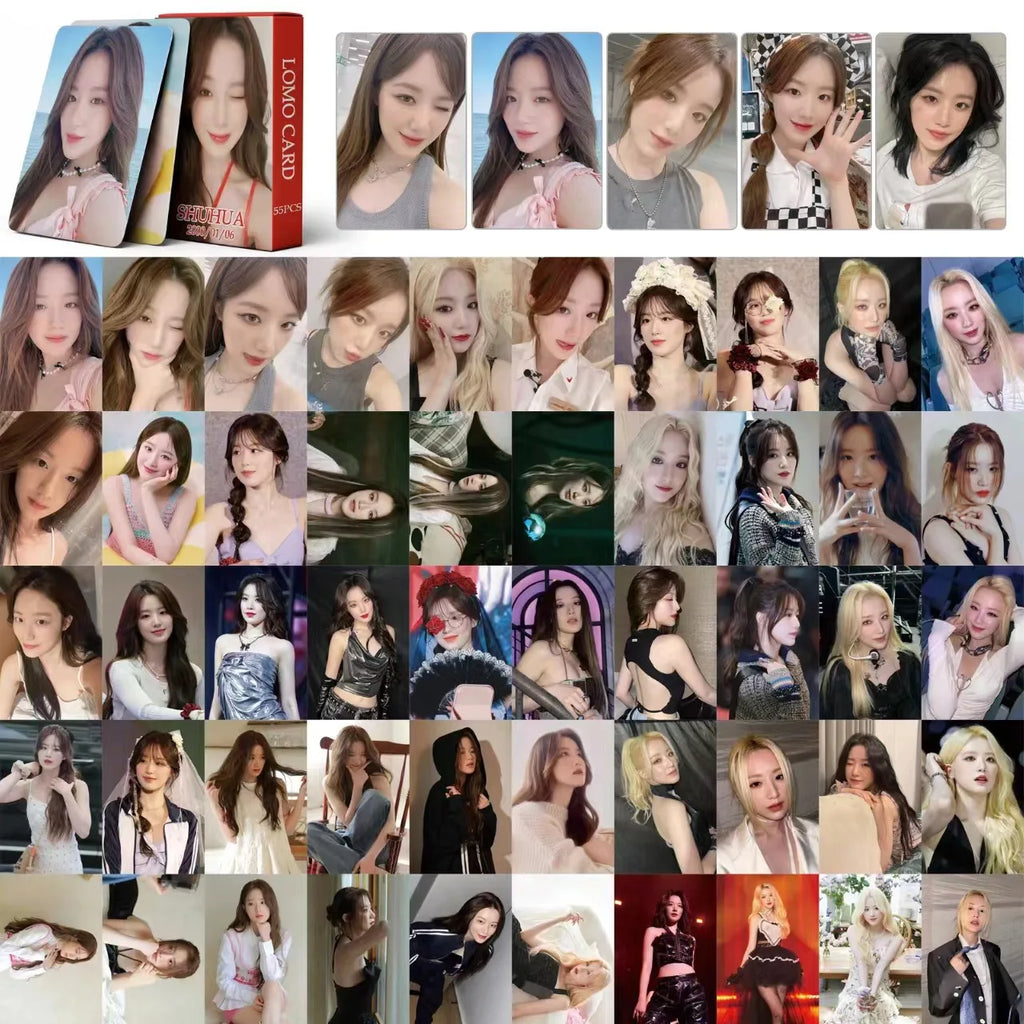 (G)I-DLE Shuhua Photocard Set 55pcs Lomo Cards