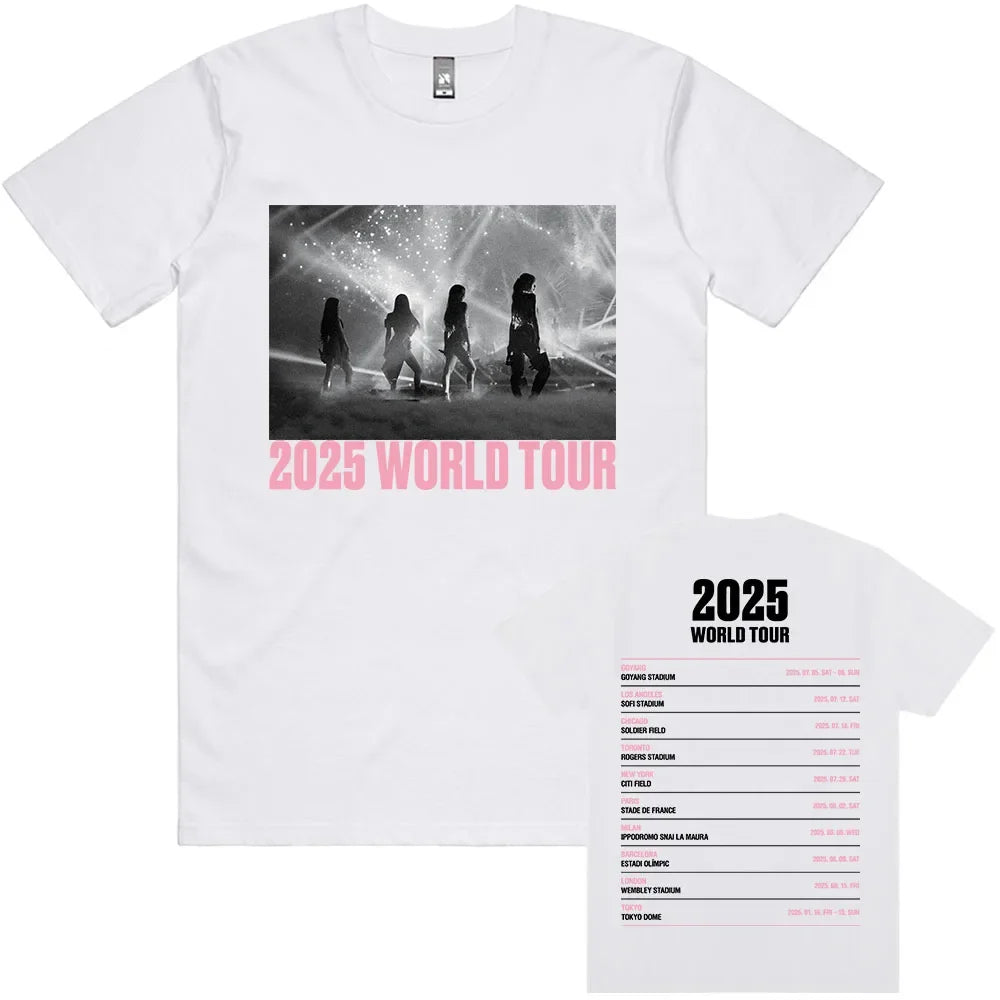 K-pop Girl Group Blackpink World Tour 2025 T-shirt
