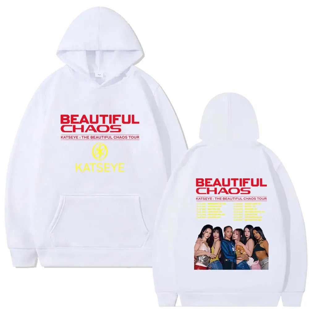 Global Girl Group Katseye Beautiful Chaos Tour 2025 Hoodie
