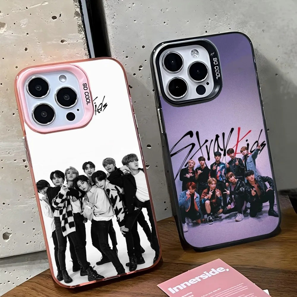 Stray Kids Aesthetic iPhone Case Kpop Boy Group Cover