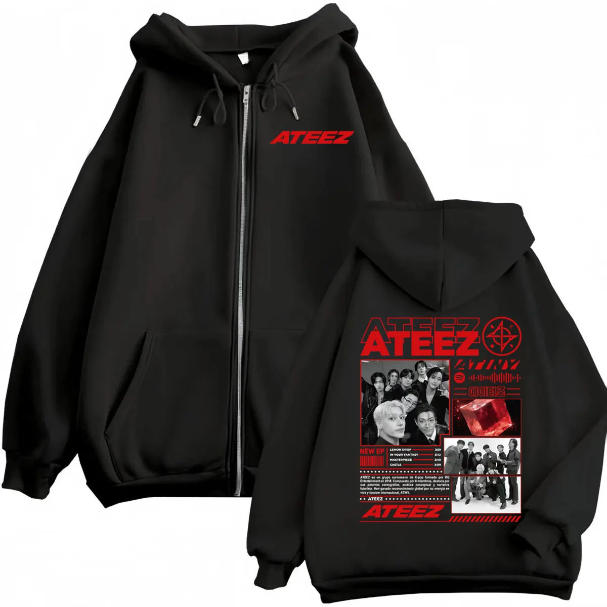 ATEEZ Street Zip Hoodie