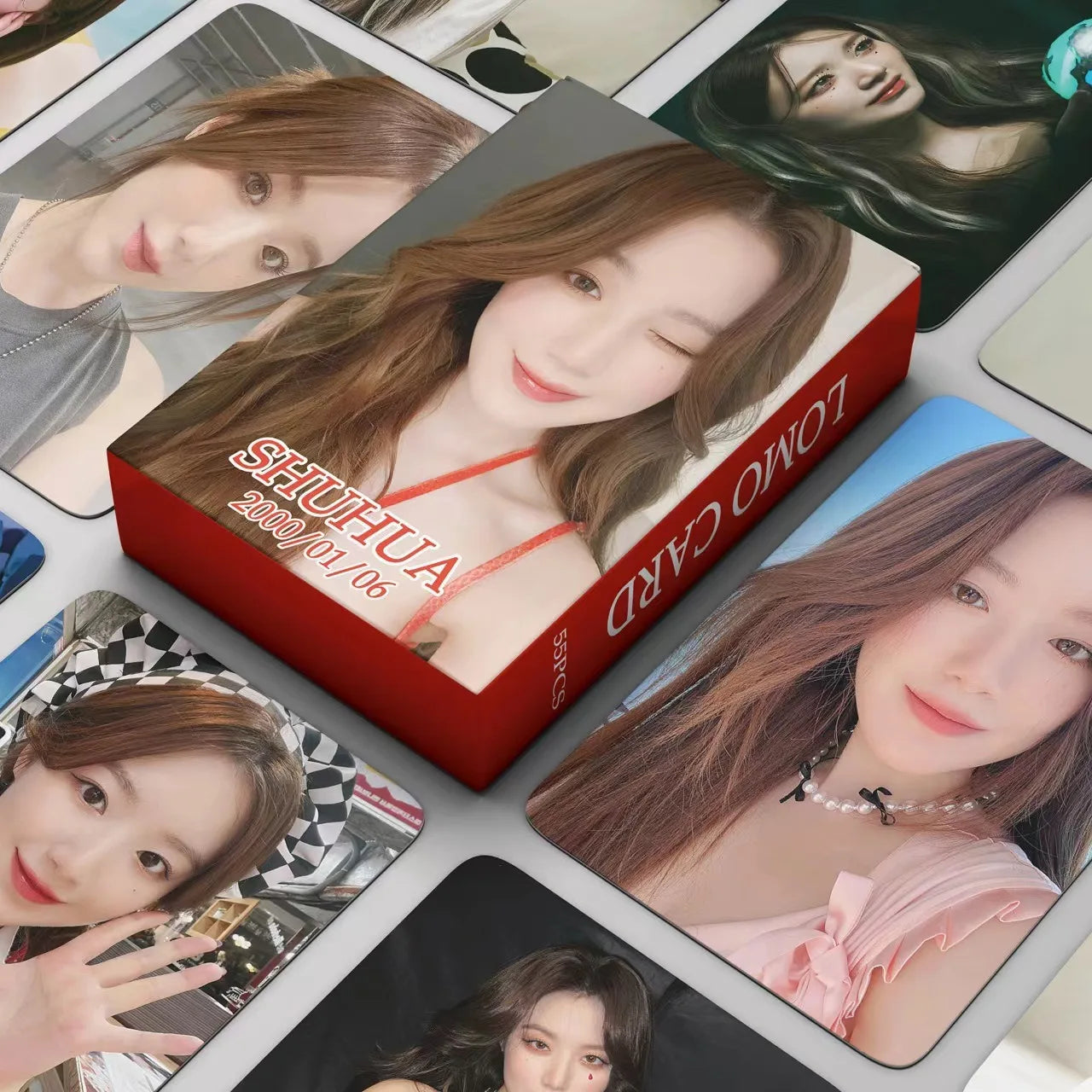 (G)I-DLE Shuhua Photocard Set 55pcs Lomo Cards