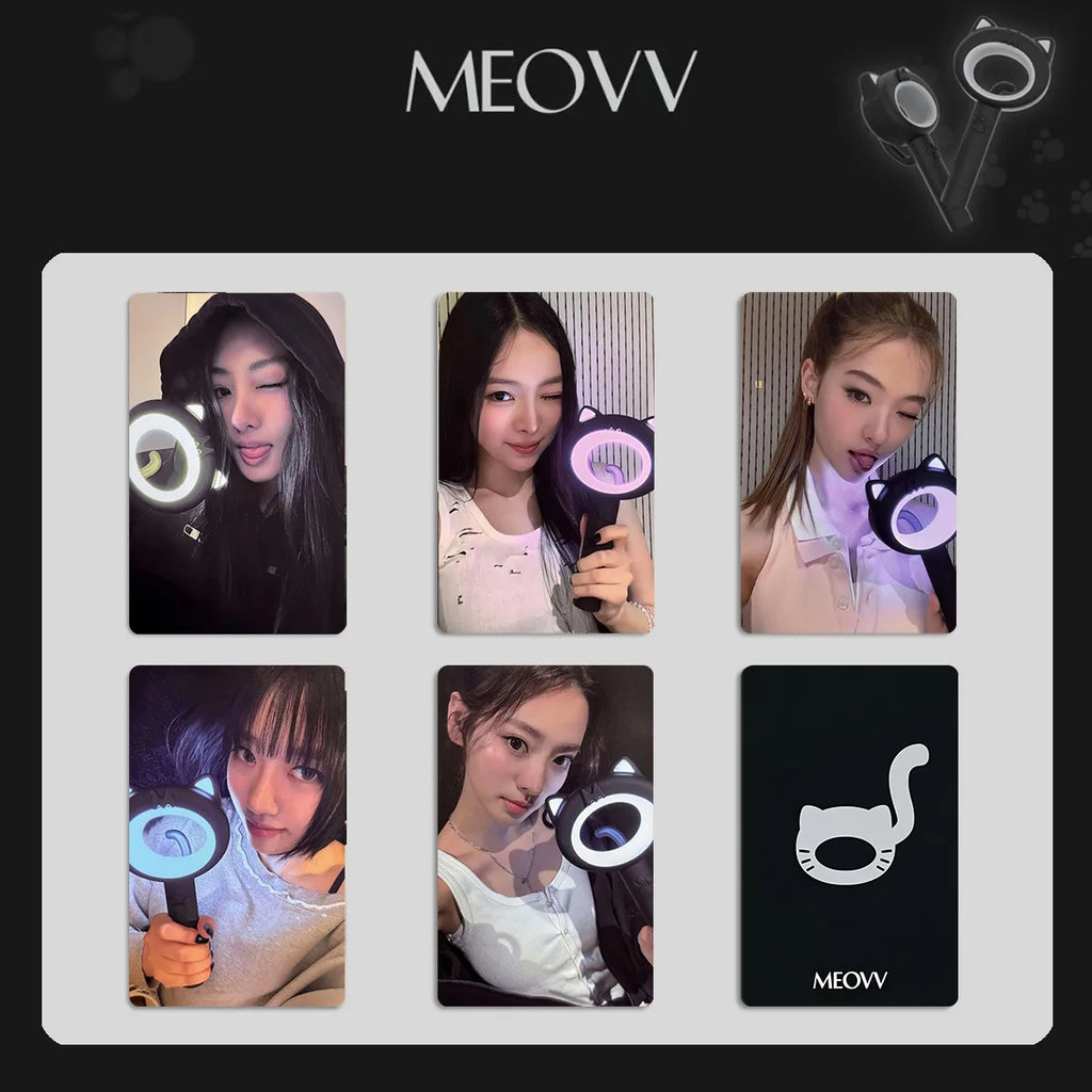 MEOVV Double-Sided Photocard Set 10PCS K-Pop Collection