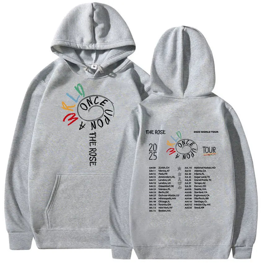Kpop Boy Group The Rose Once Upon AWRLD World Tour 2025 Hoodie