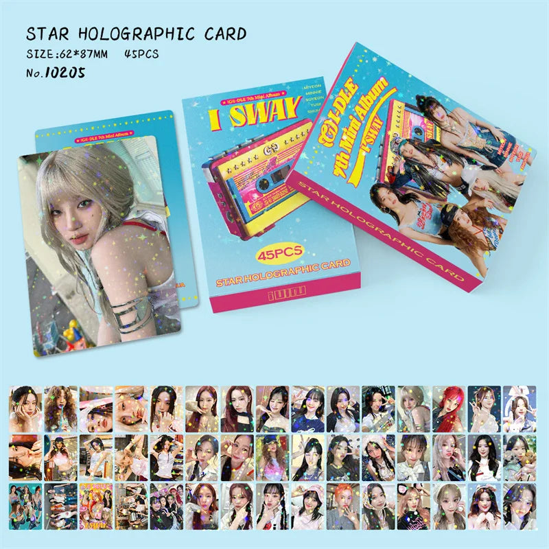 (G)I-DLE Kpop Photocard Set 55 Cards Collection