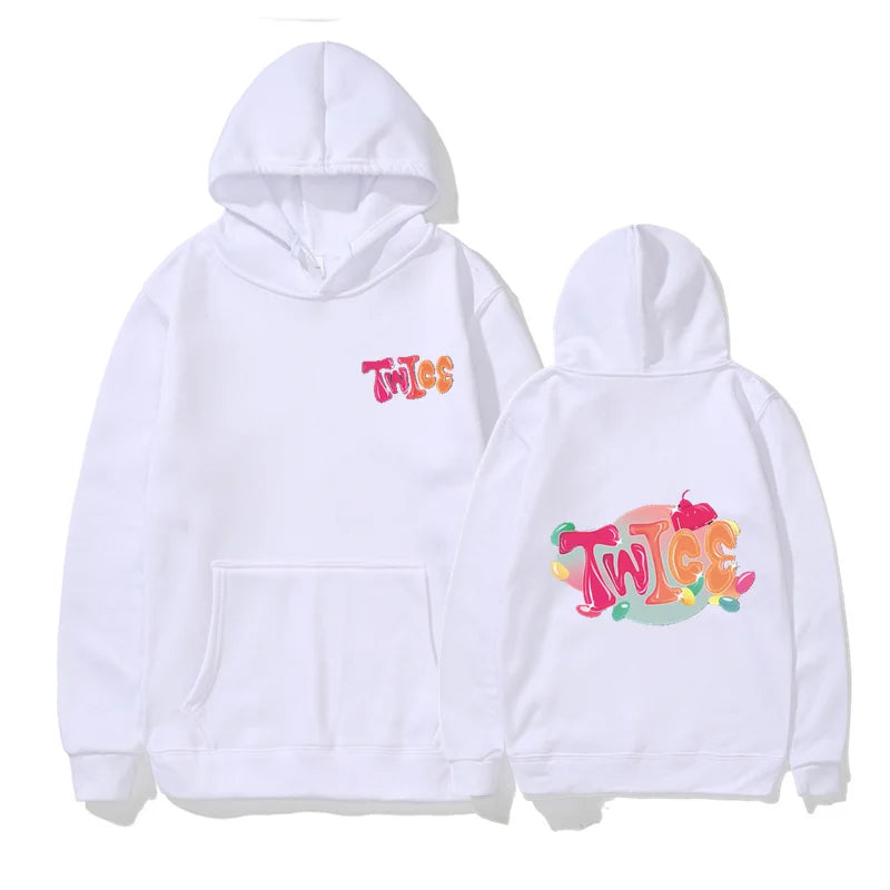TWICE Rainbow Logo Hoodie