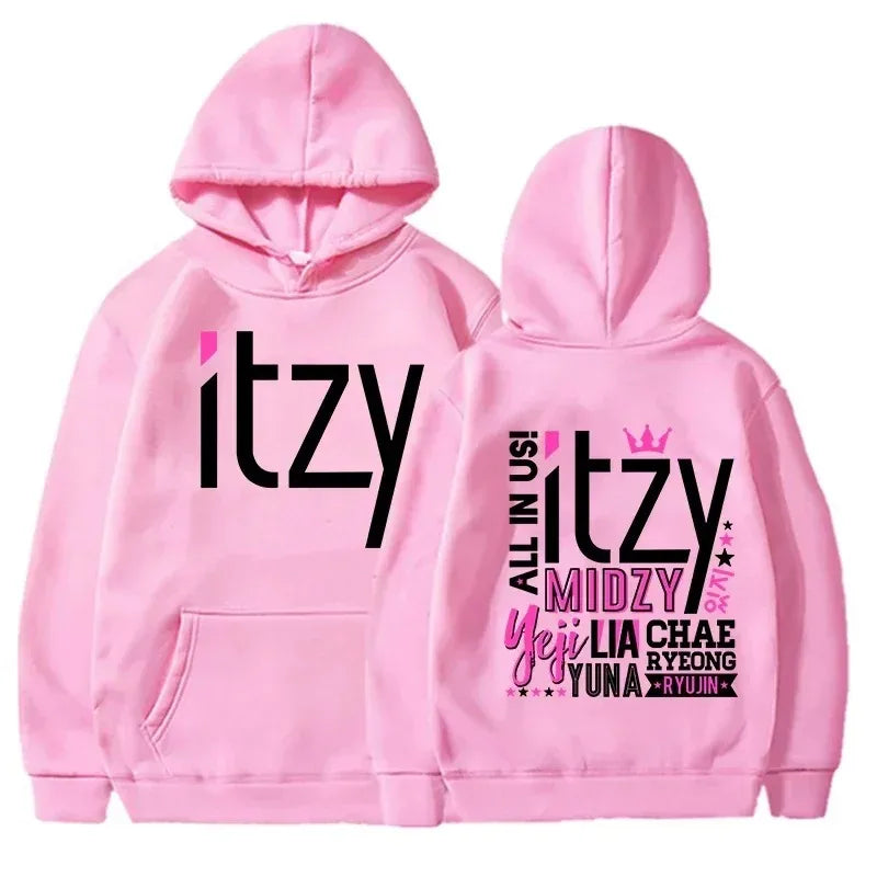Kpop Girl Group Itzy Members And Fandom Name Hoodie