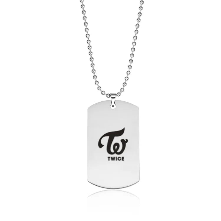 TWICE Inspired Kpop Necklace Stylish Fan Pendant