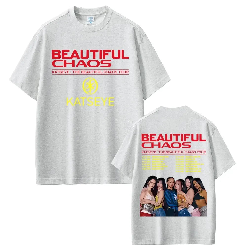 Katseye T-shirt Beautiful Chaos Edition Fan Tee