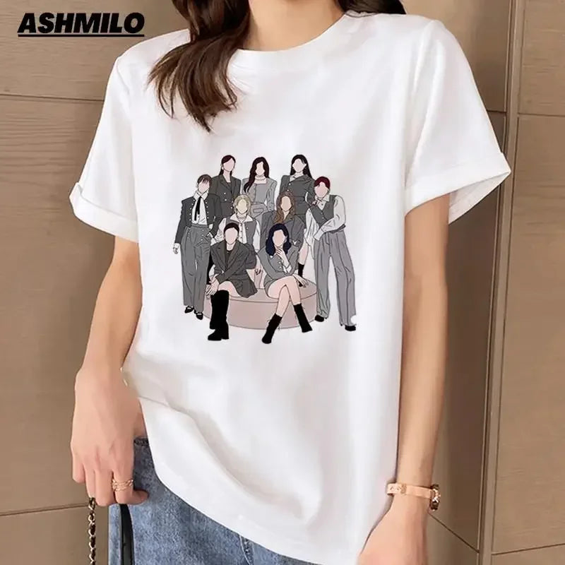 TWICE Kpop Graphic T-Shirt for Fans