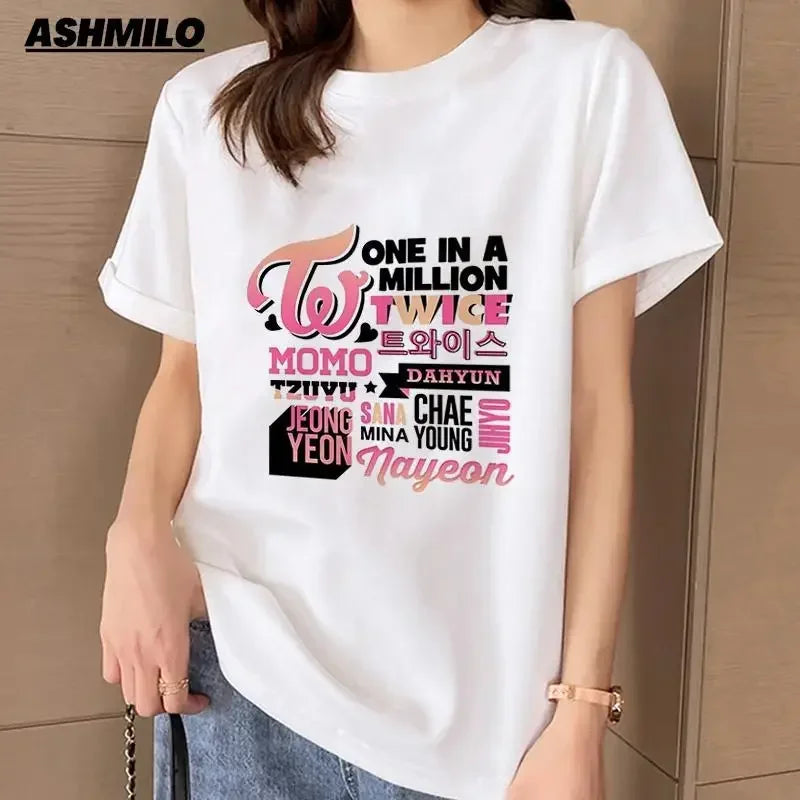 TWICE Kpop Graphic T-Shirt for Fans