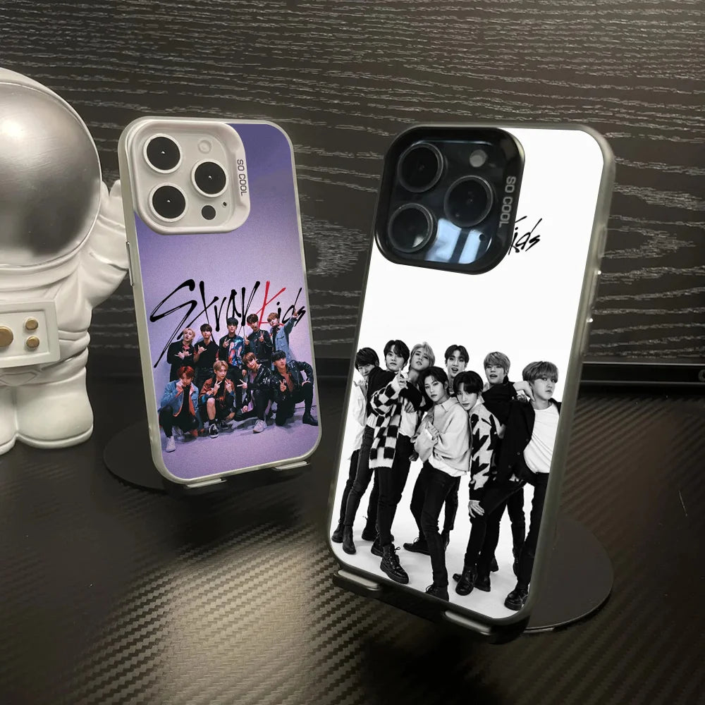 Stray Kids Aesthetic iPhone Case Kpop Boy Group Cover