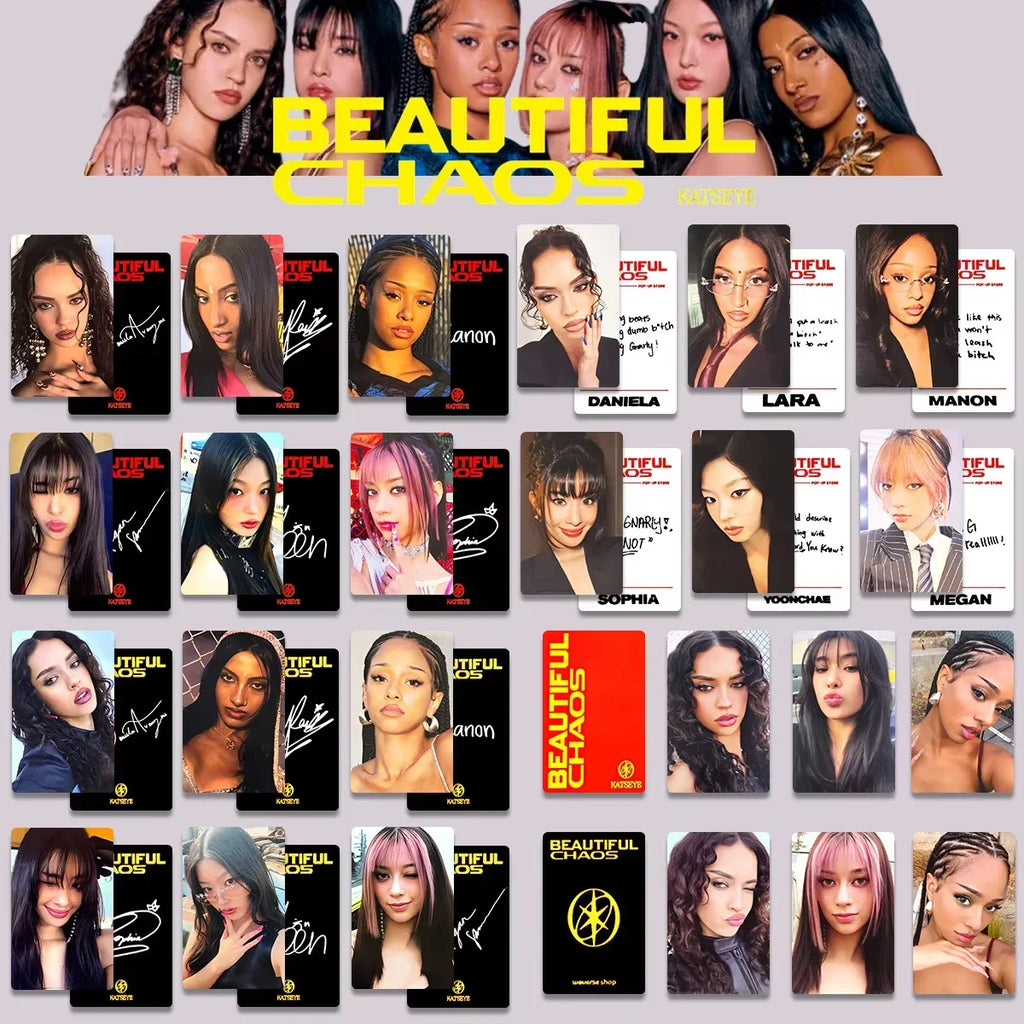 KATSEYE “Beautiful Chaos” Photocard Set 6PCS