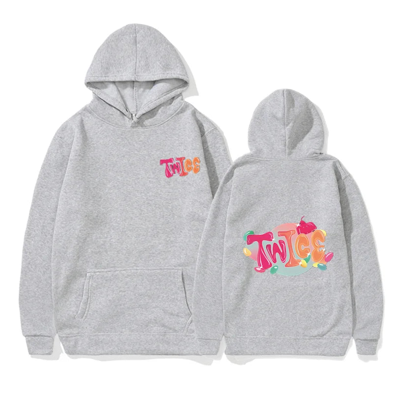 TWICE Rainbow Logo Hoodie