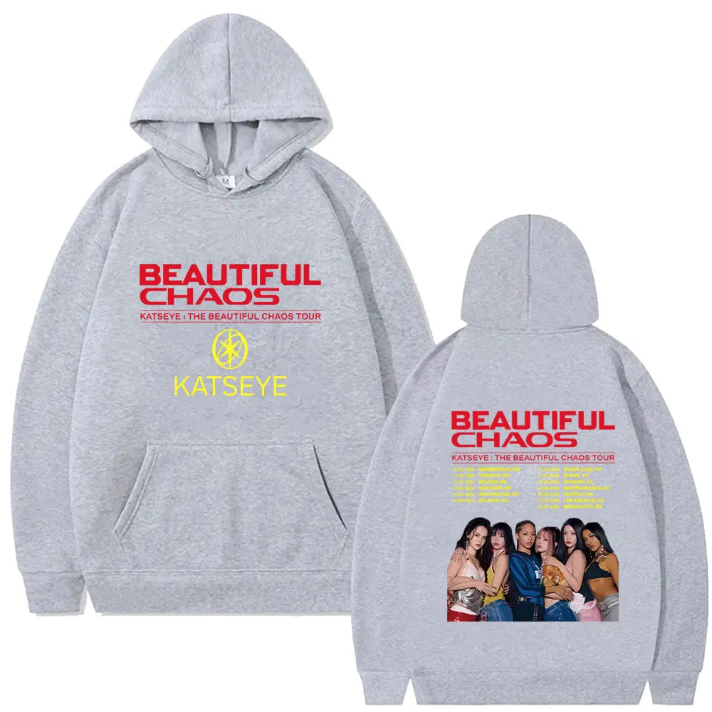 Global Girl Group Katseye Beautiful Chaos Tour 2025 Hoodie