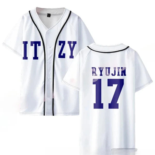 ITZY Baseball Jersey T-shirt