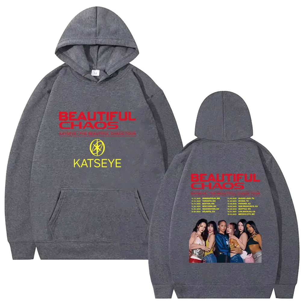 Global Girl Group Katseye Beautiful Chaos Tour 2025 Hoodie