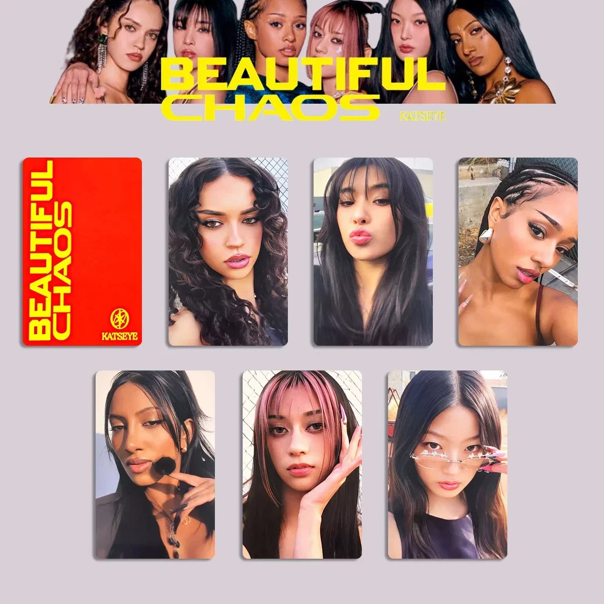 KATSEYE “Beautiful Chaos” Photocard Set 6PCS