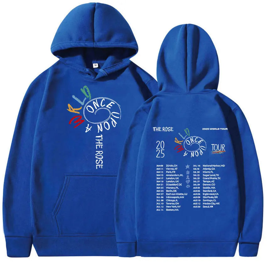 Kpop Boy Group The Rose Once Upon AWRLD World Tour 2025 Hoodie