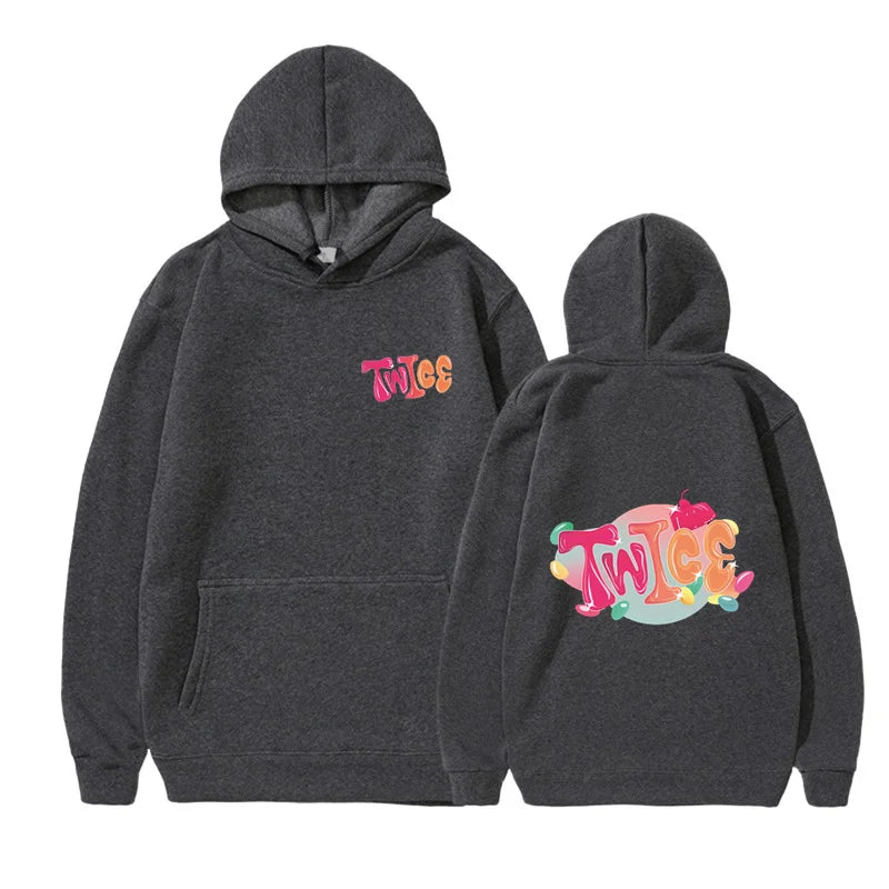 TWICE Rainbow Logo Hoodie