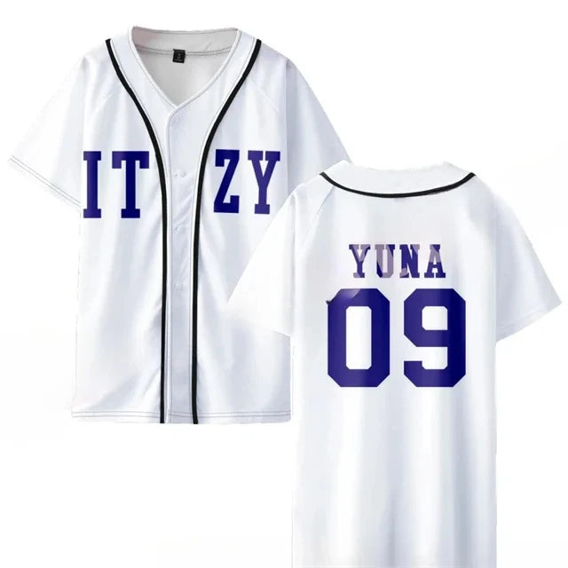 ITZY Baseball Jersey T-shirt