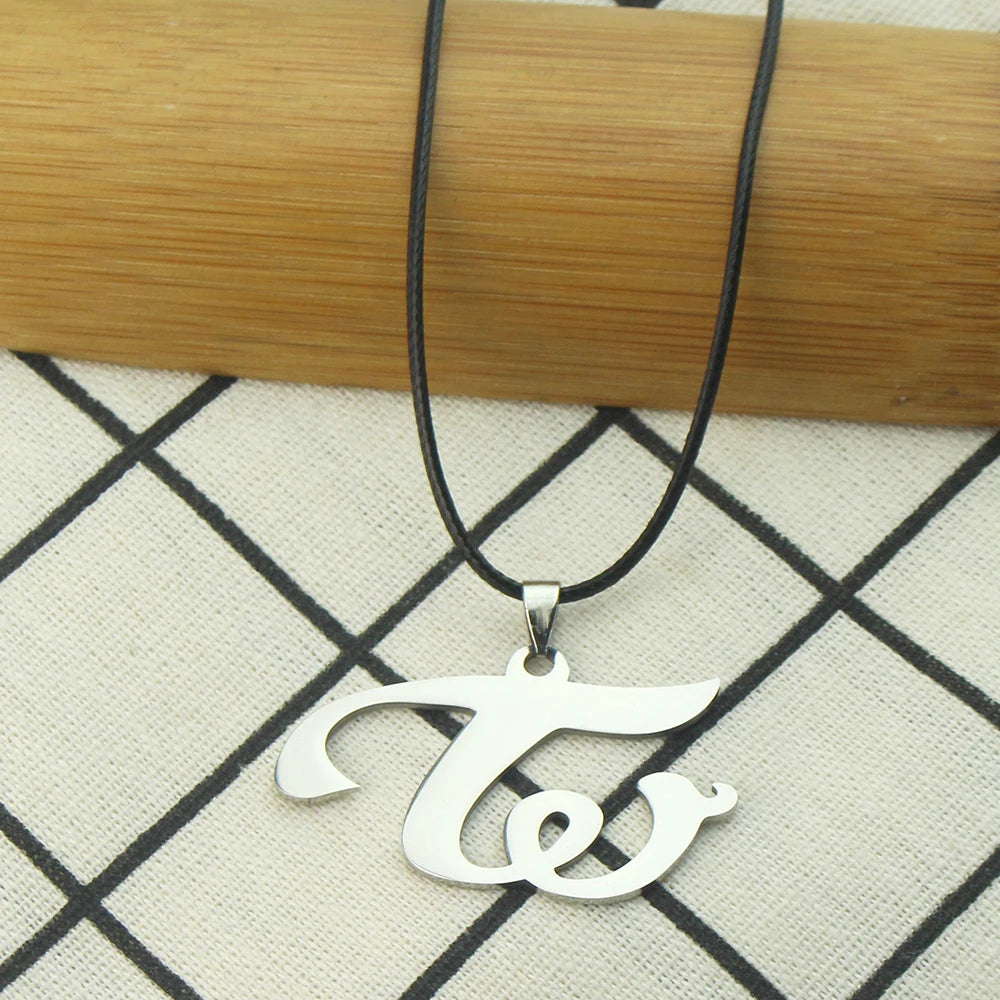 TWICE Inspired Kpop Necklace Stylish Fan Pendant