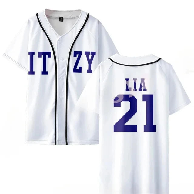 ITZY Baseball Jersey T-shirt
