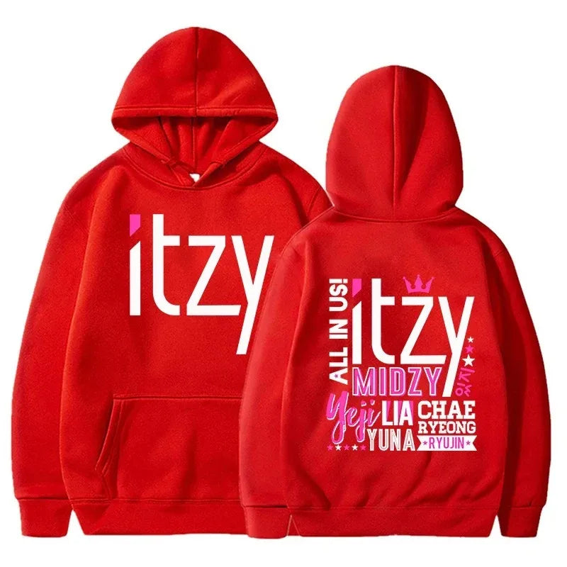 Kpop Girl Group Itzy Members And Fandom Name Hoodie